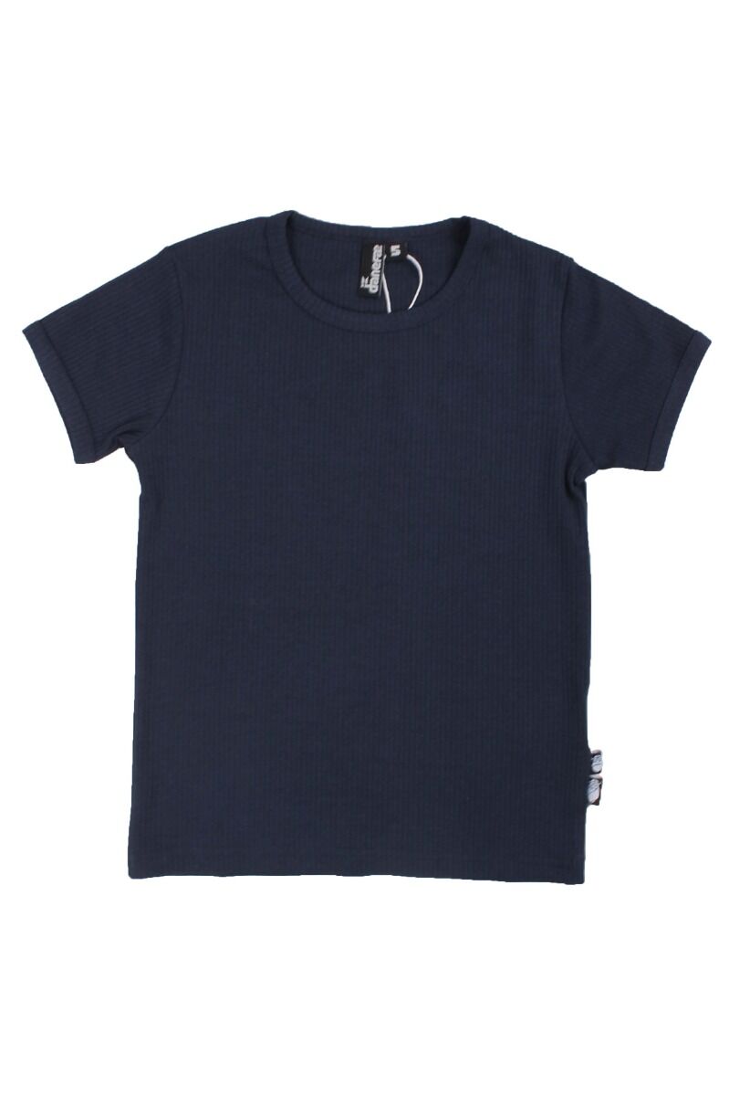 Skøn navyblå t-shirt til børn