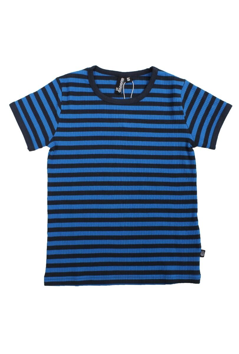 T-shirt til børn med striber  