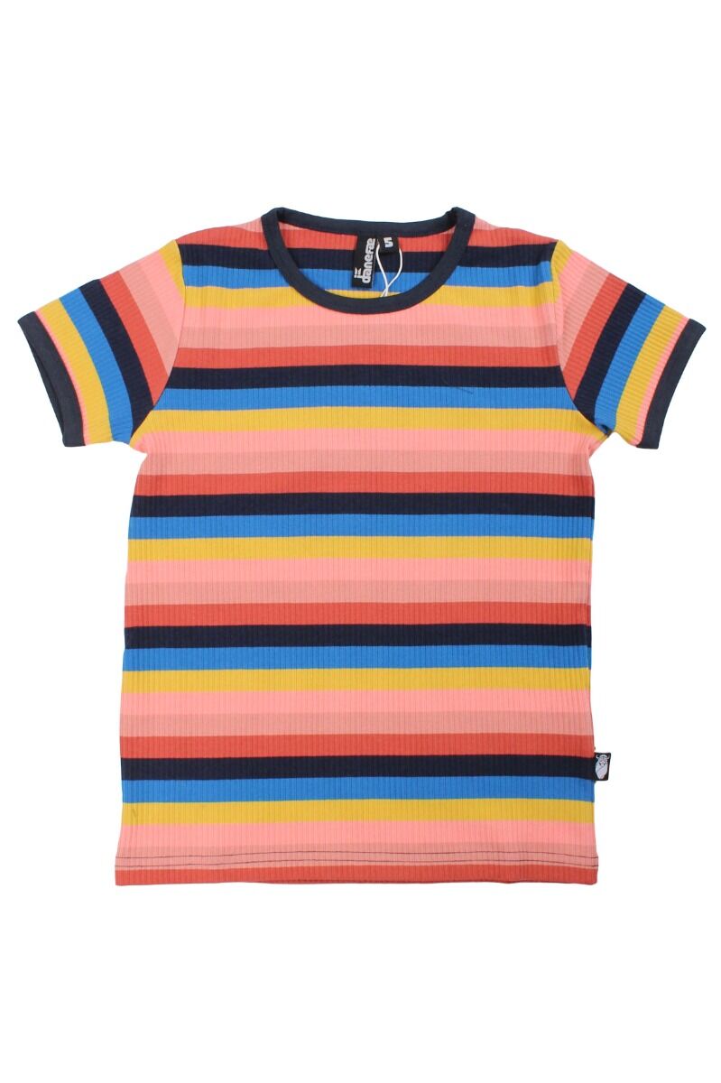 T-shirt til børn med striber