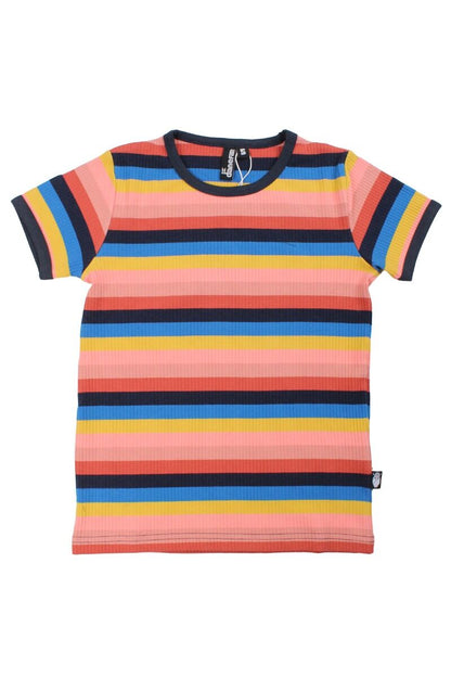 T-shirt til børn med striber