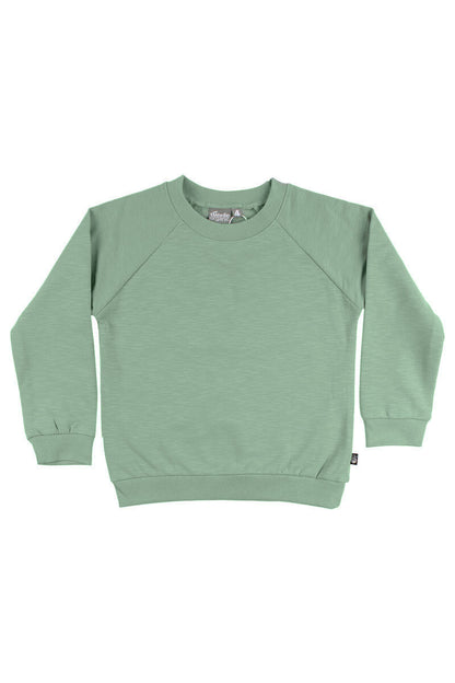 Sweater til børn i grøn  