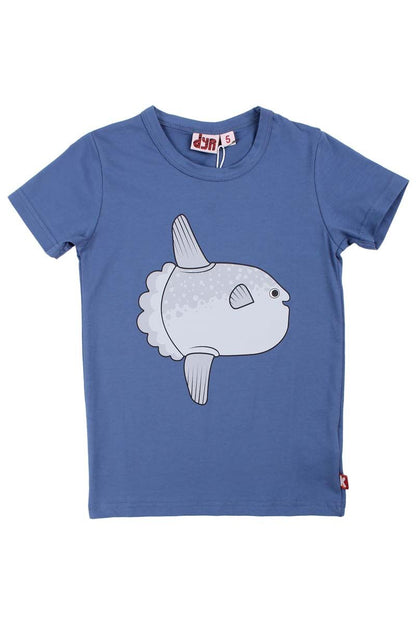 T-shirt til børn med klump fisk