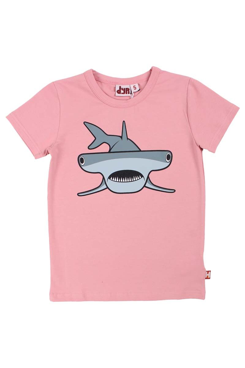 T-shirt til børn med hammerhaj 