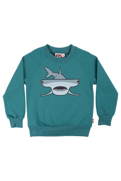 Sweater til børn med hammerhaj  