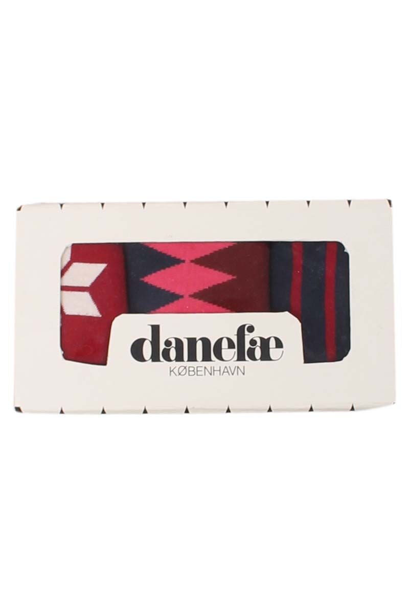 Danewalk with me Socks - Box Red - Hygge &amp; Love