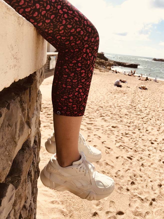 ESS - Bamboo 3/4 leggings Dark Navy FLEURIE
