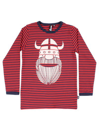 Danenorthpole Tee Navy/Bright Red ERIK