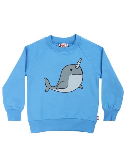 Sweater til børn med Narhval