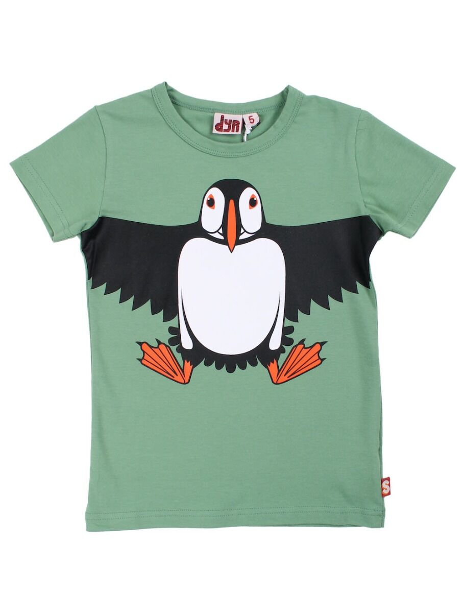 T-shirt til  børn med en søpapegøje