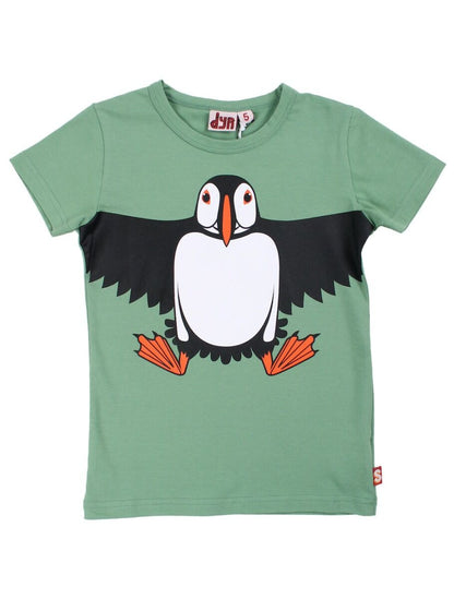 T-shirt til  børn med en søpapegøje