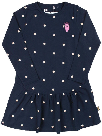 Danekornelija Dress Navy/Off White/Mini Dot