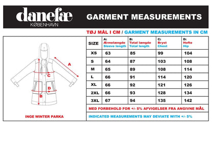 Daninge Winter Parka Black (silver trim)