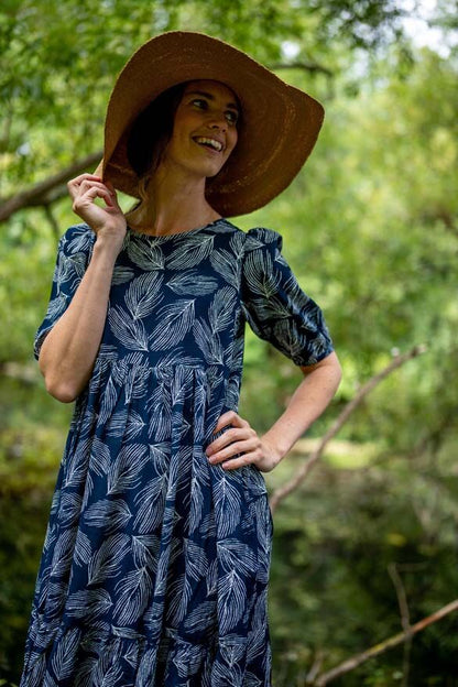 Danejuli Dress Dusty navy/chalk PALMA