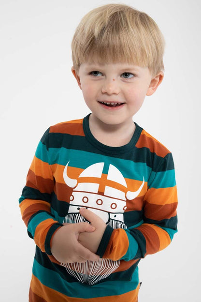Bluse til børn med viking 