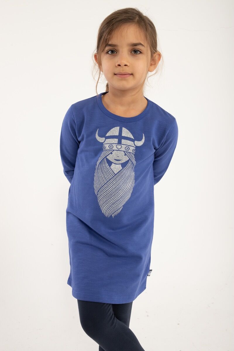 ORGANIC - Danekvik Sweater Royal Blue FREJA