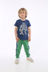 T-shirt til børn med viking robot 
