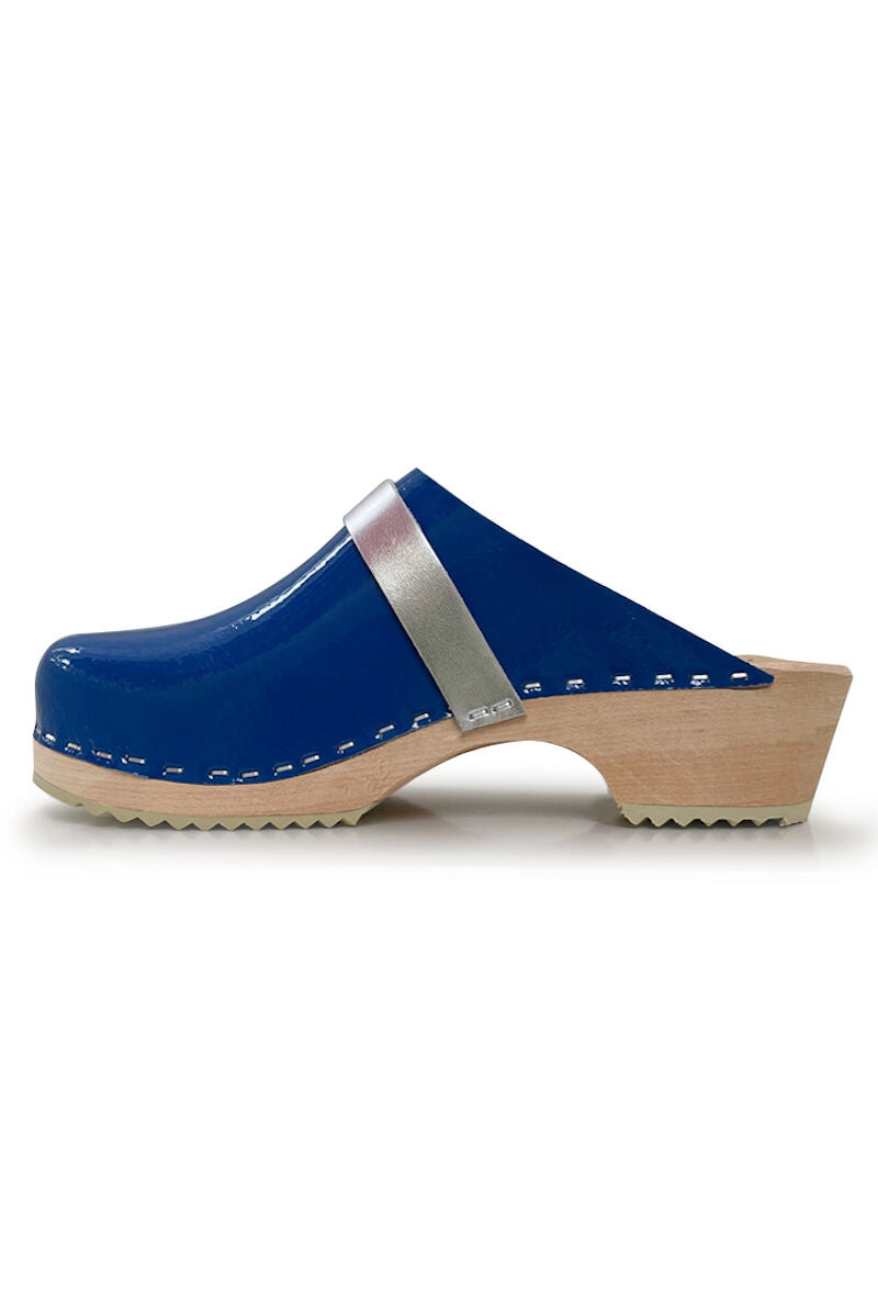 Mine Træsko Cobalt Blue/Silver