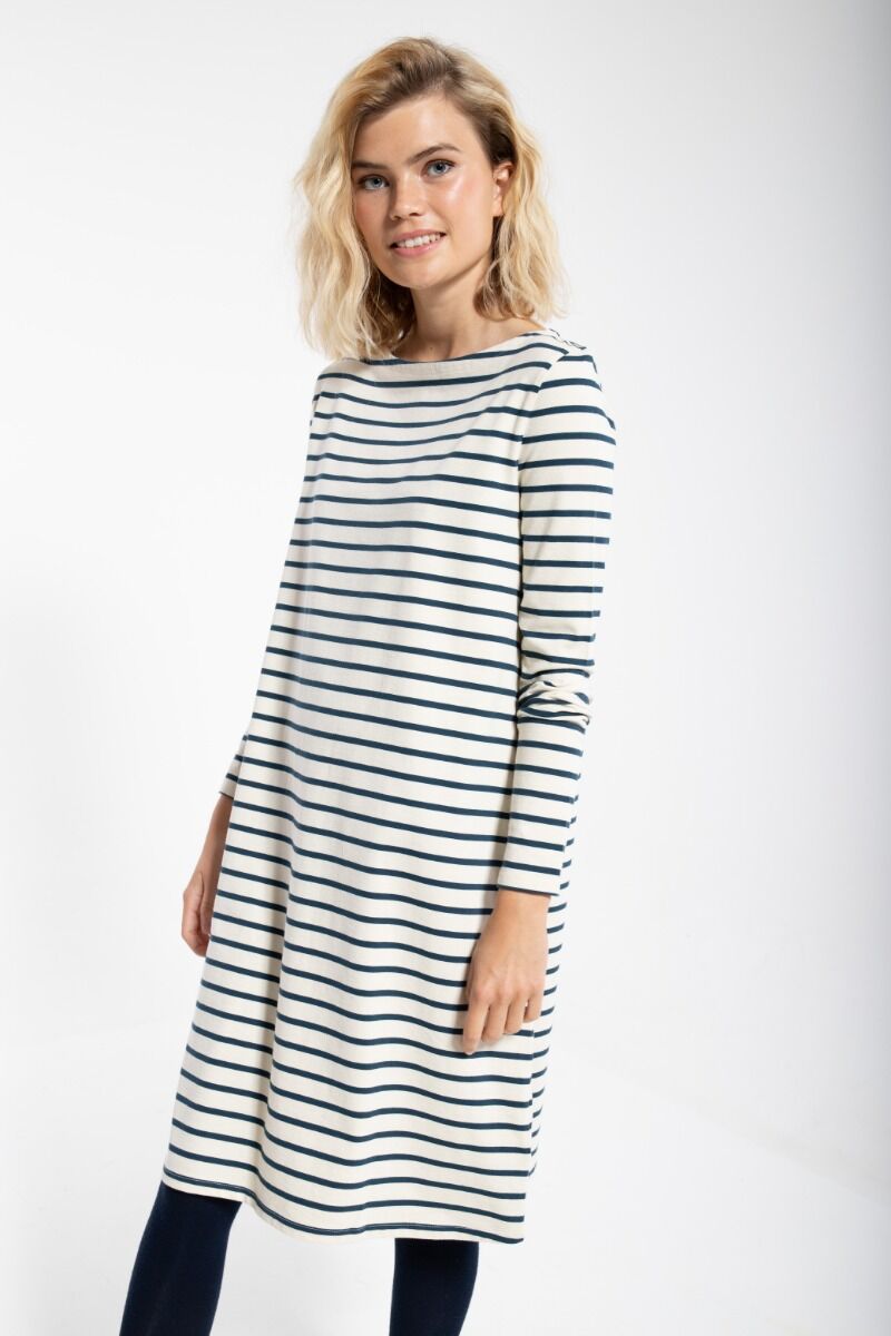 Danenassau Dress Chalk/Navy