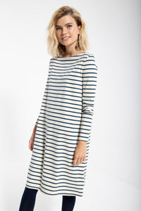 Danenassau Dress Chalk/Navy