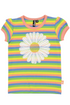 T-shirt til børn med blomst 