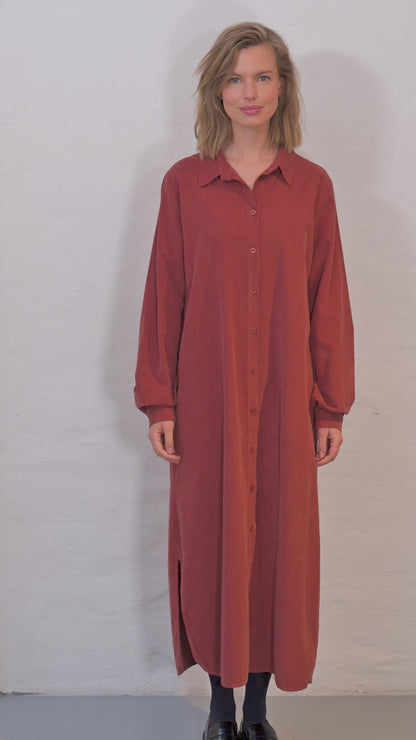 Danepippi Cord Dress Swedish Red