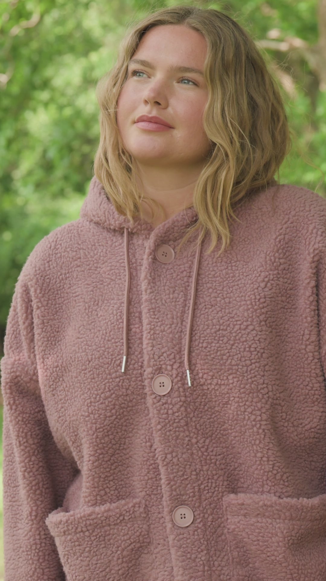 Danewillow Fleece Jacket Rose Beige