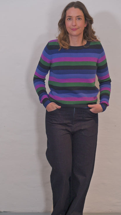 Danepearly 3D Crotchet Knit Sweater Haze