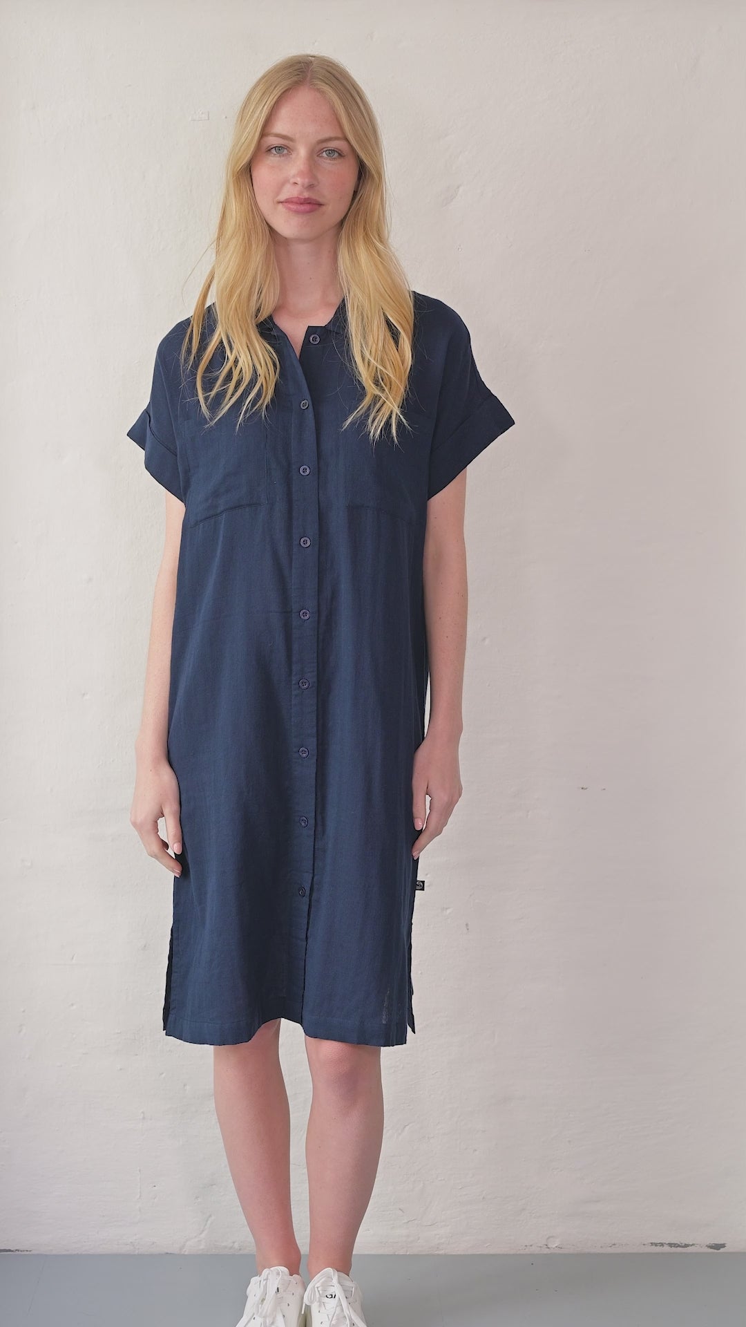 Danerrand Cloth Dress Dark Navy