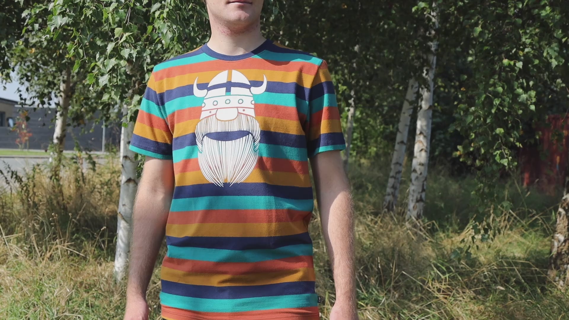 Herre bluse med viking