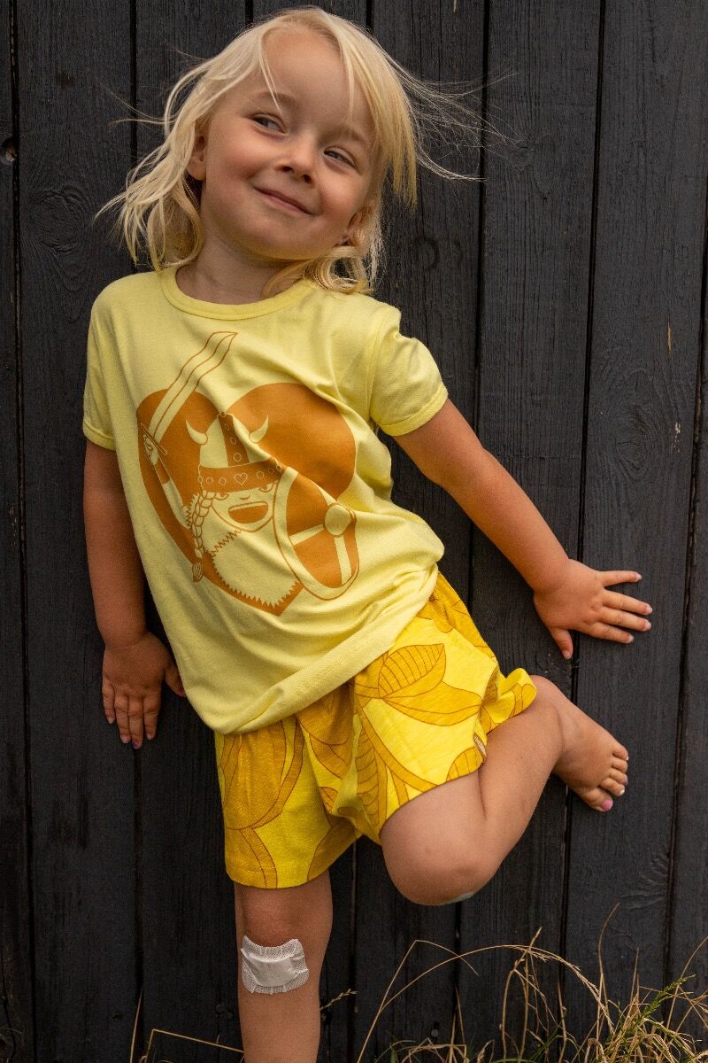 T-shirt til børn med viking 