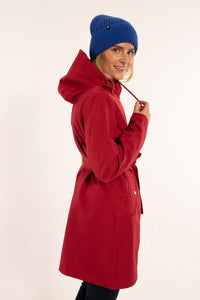 Danerainlover Raincoat Dark Red