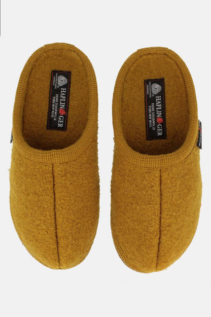 Haflinger Alaska Hjemmesko Mustard