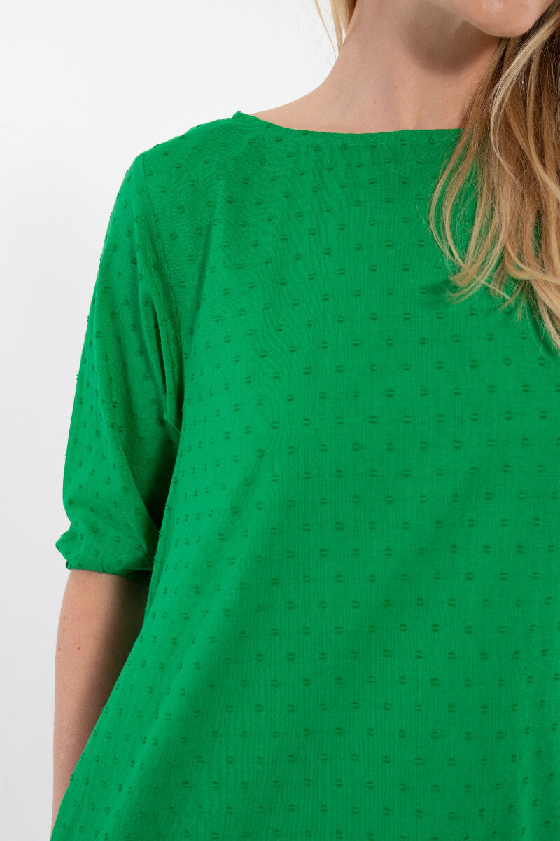 Danefresia Cotton Dot dress Green