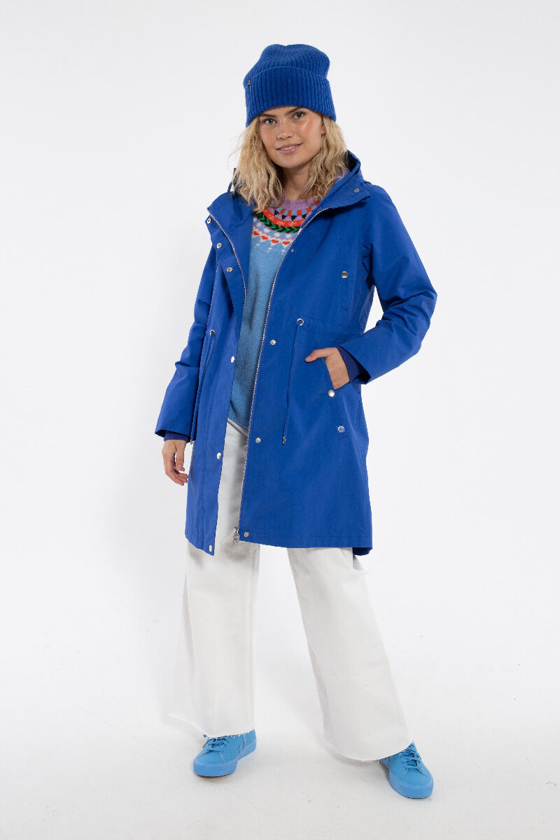 Danenora Midseason Parka Klein Blue