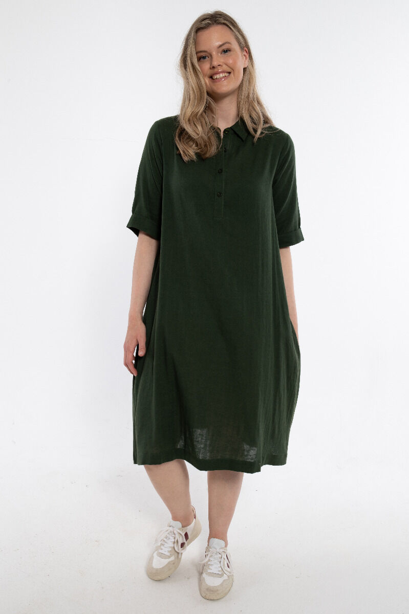 Danane Cloth Dress Dk Army