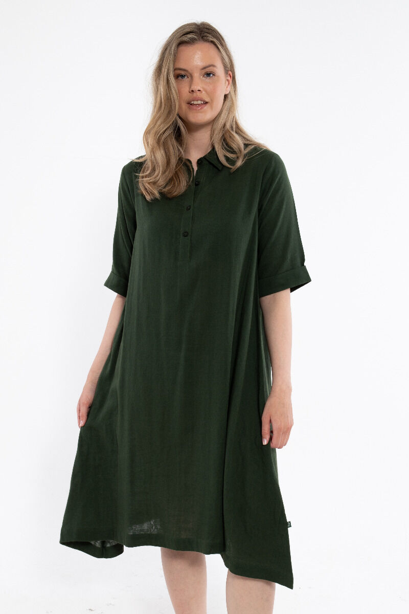 Danane Cloth Dress Dk Army