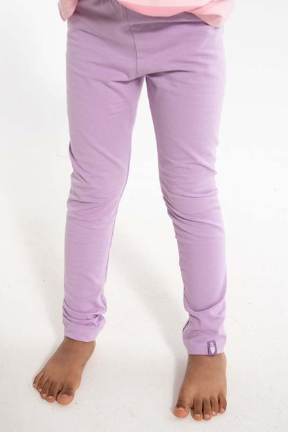 Leggings til børn i lilla 