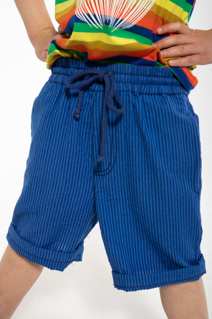 Shorts til børn med striber   
