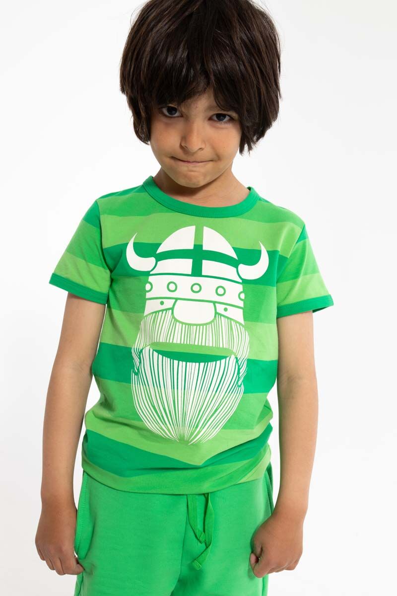 T-shirt til børn med viking
