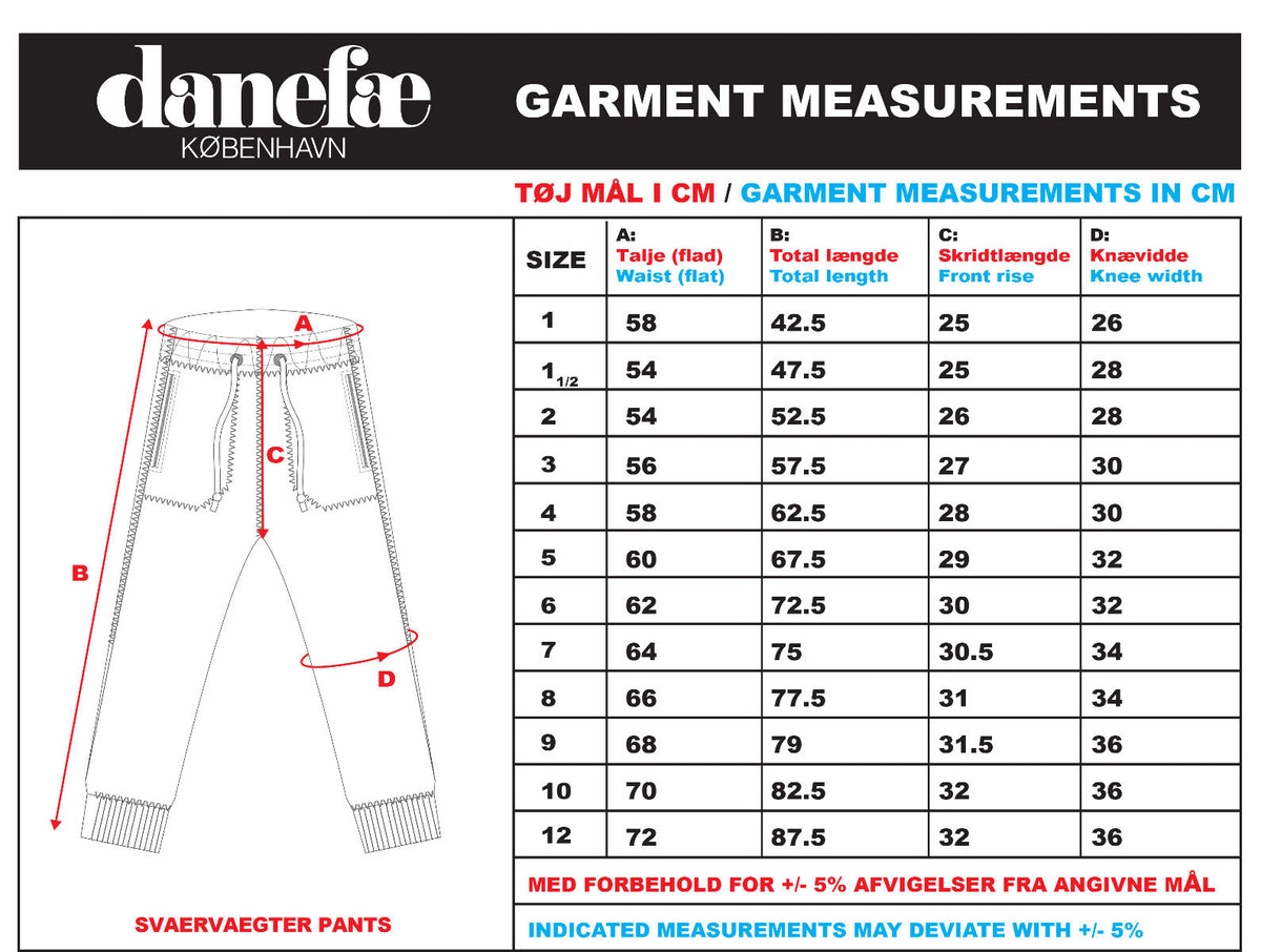 Danesvaervaegter pants Black Mauve