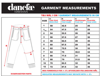 Danesvaervaegter pants Fall Jungle