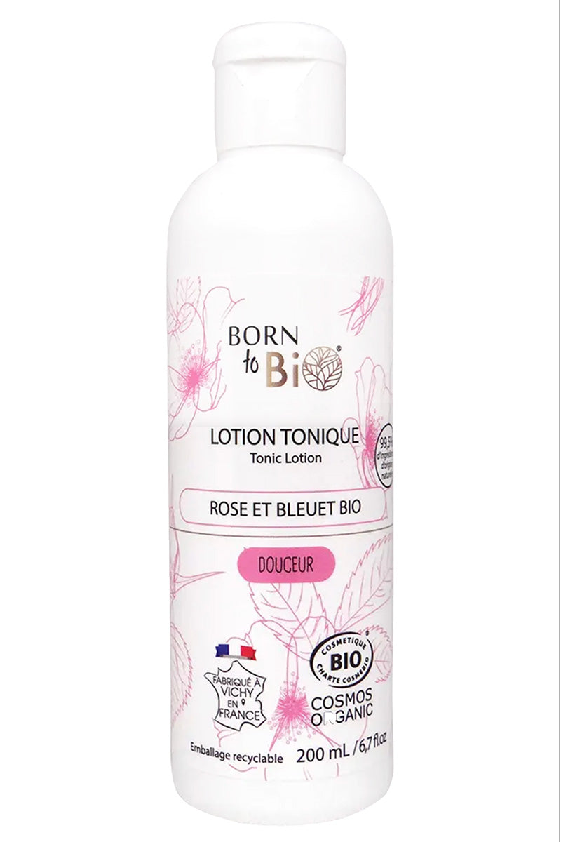Les Laboratoires Toning Lotion Rose and Cornflower - Certified organic