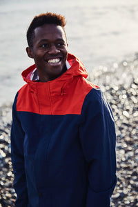 Viksoe Rain Navy/Lovely Orange