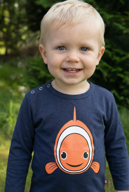 Dyrcritter Baby T Dk Navy KLOVNEFISK