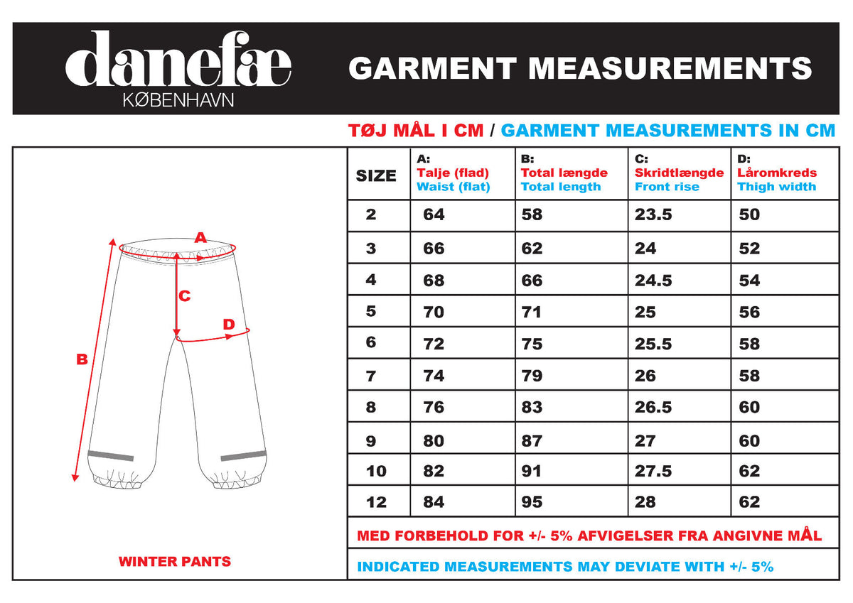 Danewinter pants Dark Red