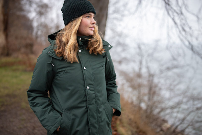 Danemargrethe Winter Coat Dark Army